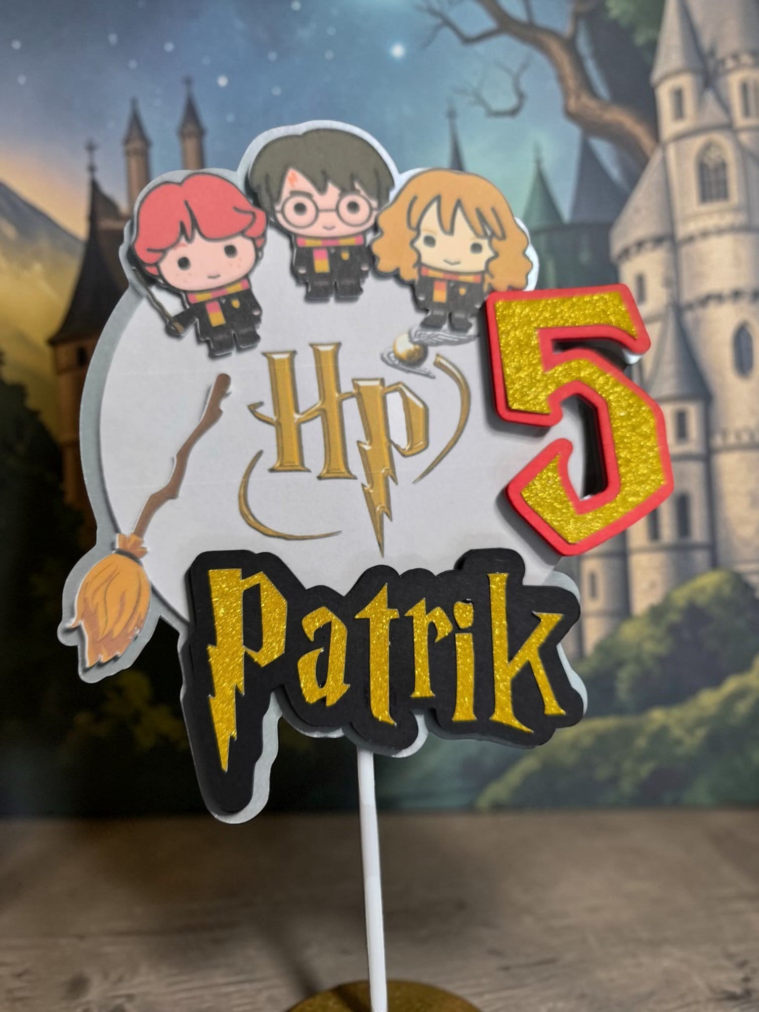 Personalizirani topperi karton Harry Potter