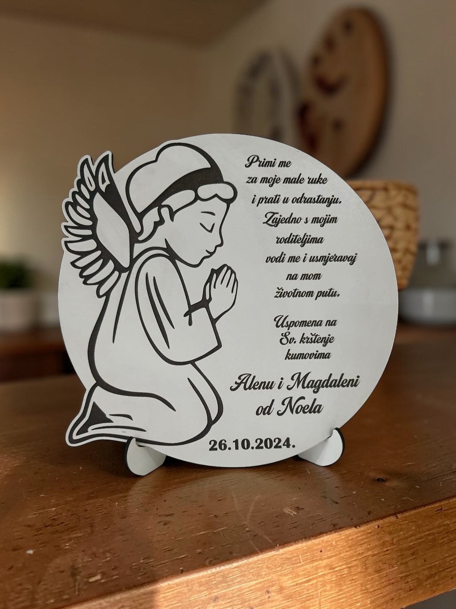 Personalizirana zahvalnica za kumove